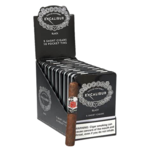 EXCALIBUR BLACK Shorts 4 x 3810 Tins of 5(50)