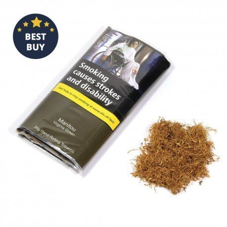 Manitou | Organic Virginia Green | Hand Rolling Tobacco 10x30g