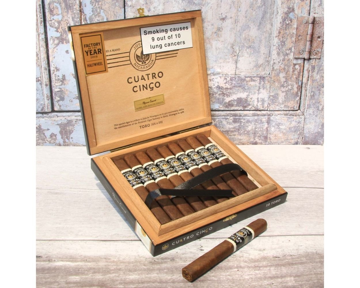 Buy Joya de Nicaragua Cuatro Cinco Reserva Especial Toro Cigars – Box of 10