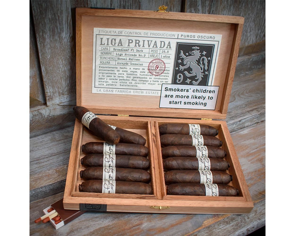 Buy Drew Estate Liga Privada No 9 Flying Pig Cigars – Box of 12