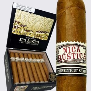 Nica Rustica Connecticut Shade Short Robusto (4.5×50)
