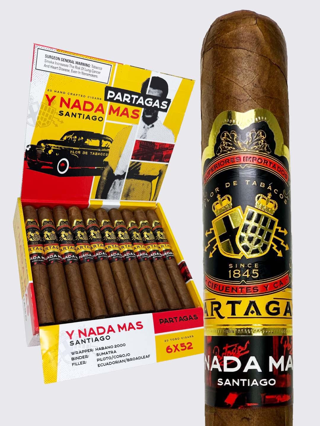 Partagas Y Nada Mas Toro (6×52)