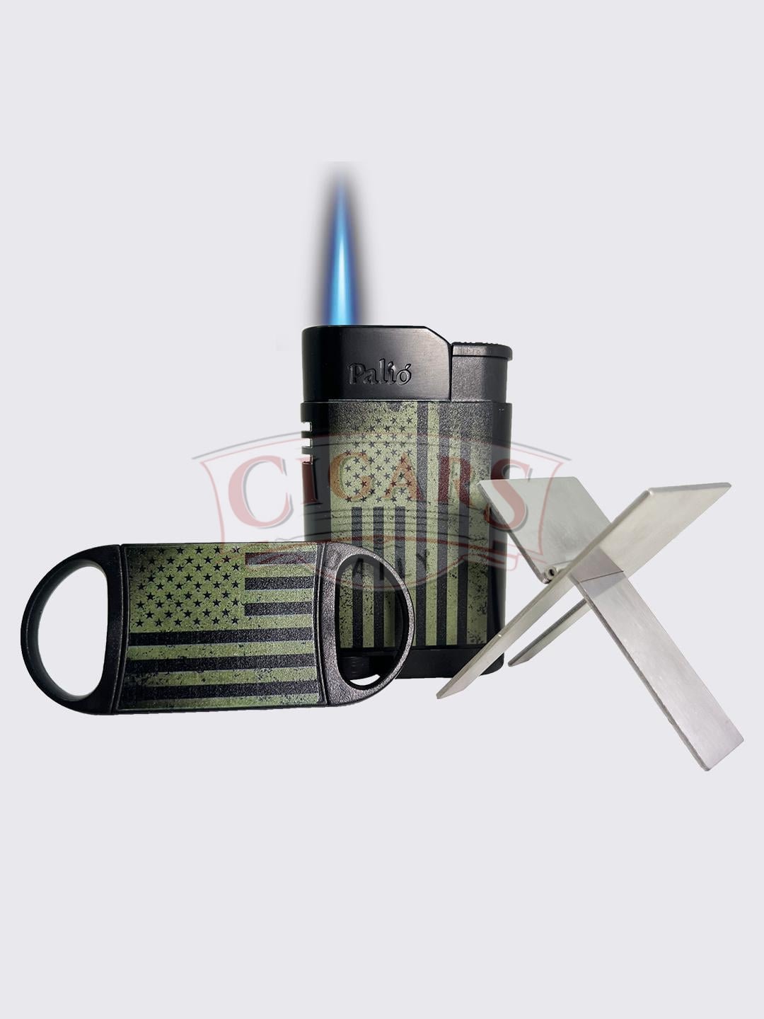Palio Military Cigar Accessory Gift Set