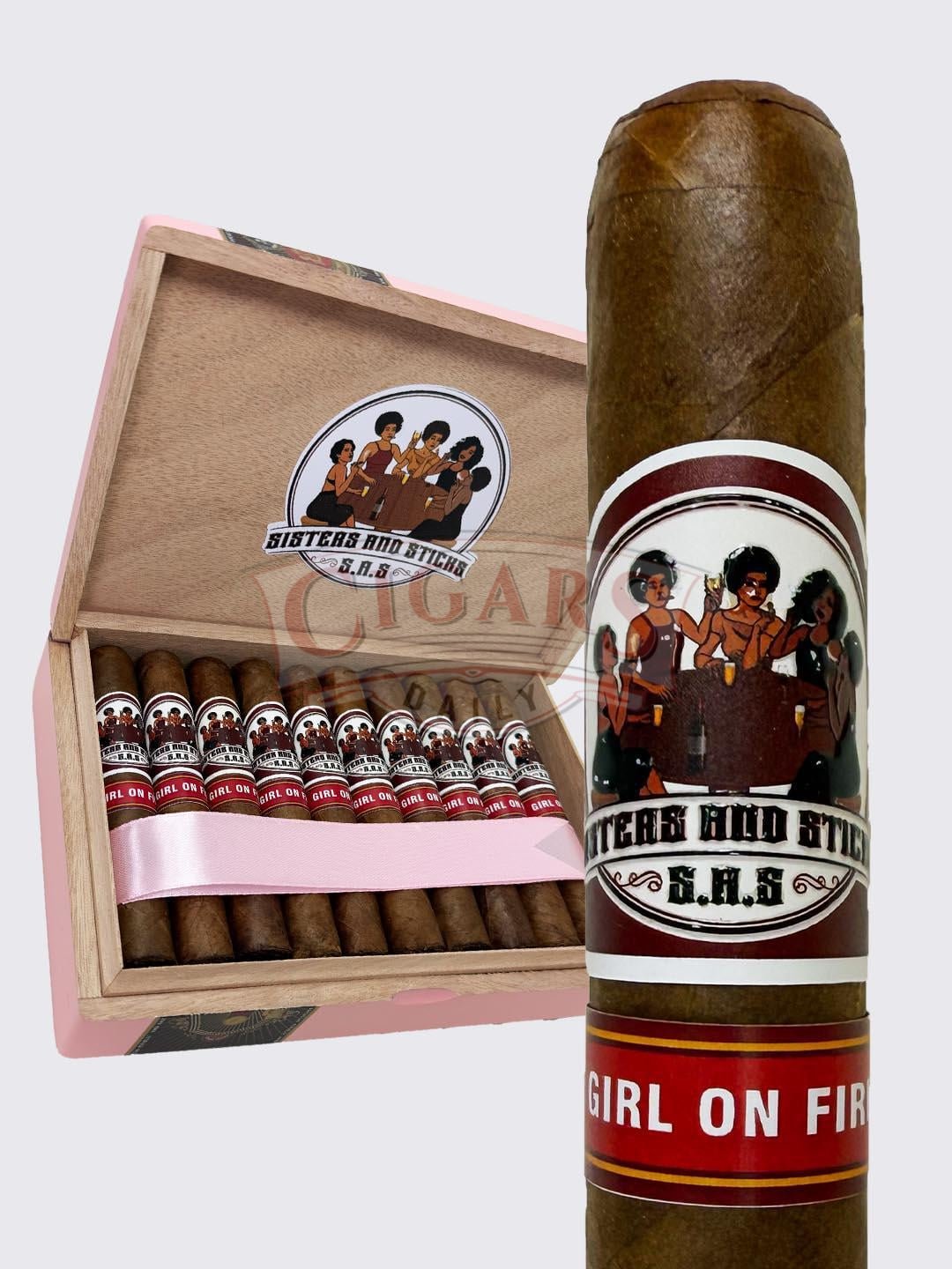 Sisters & Sticks Girl on Fire Robusto (5×50) F