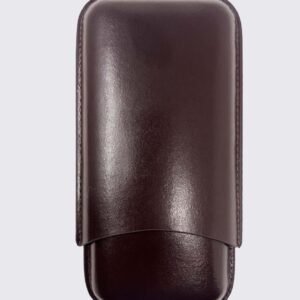 3-Finger Leather Cigar Carrying Case
