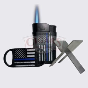 Palio Thin Blue Line Cigar Accessory Gift Set