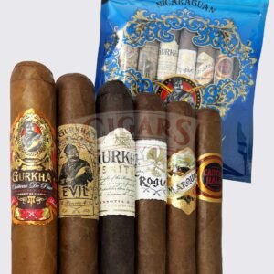 Gurkha 6 Cigar Fresh Pack Sampler Blue