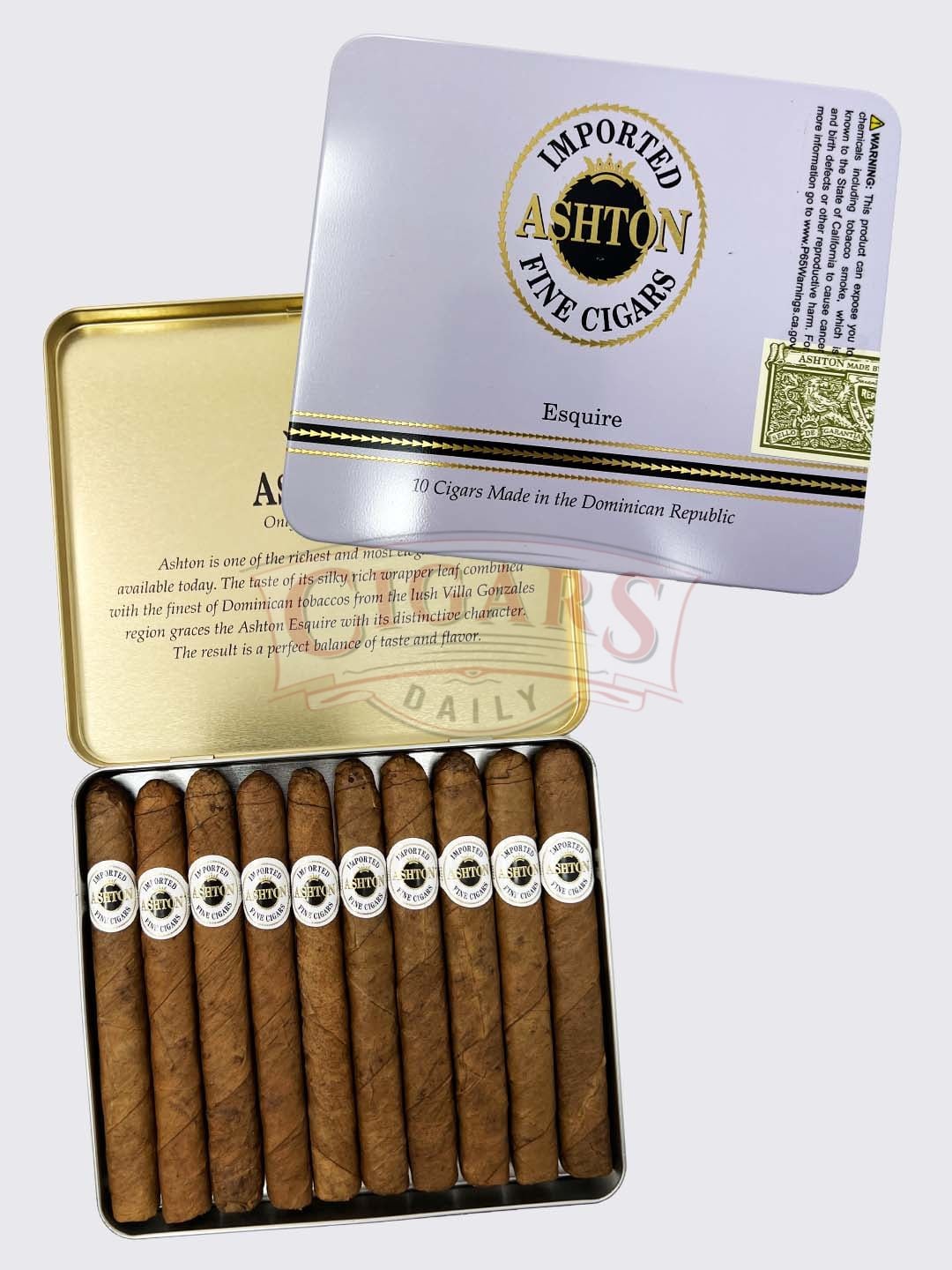 Ashton Esquire Natural (4.25×32) Tin of 10