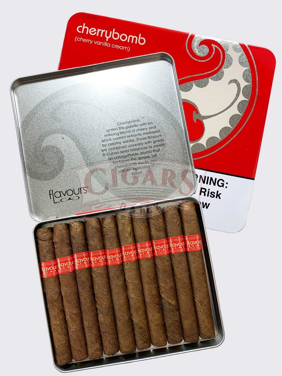 CAO Flavors Cherrybomb Cigarillos (4×30) Tin