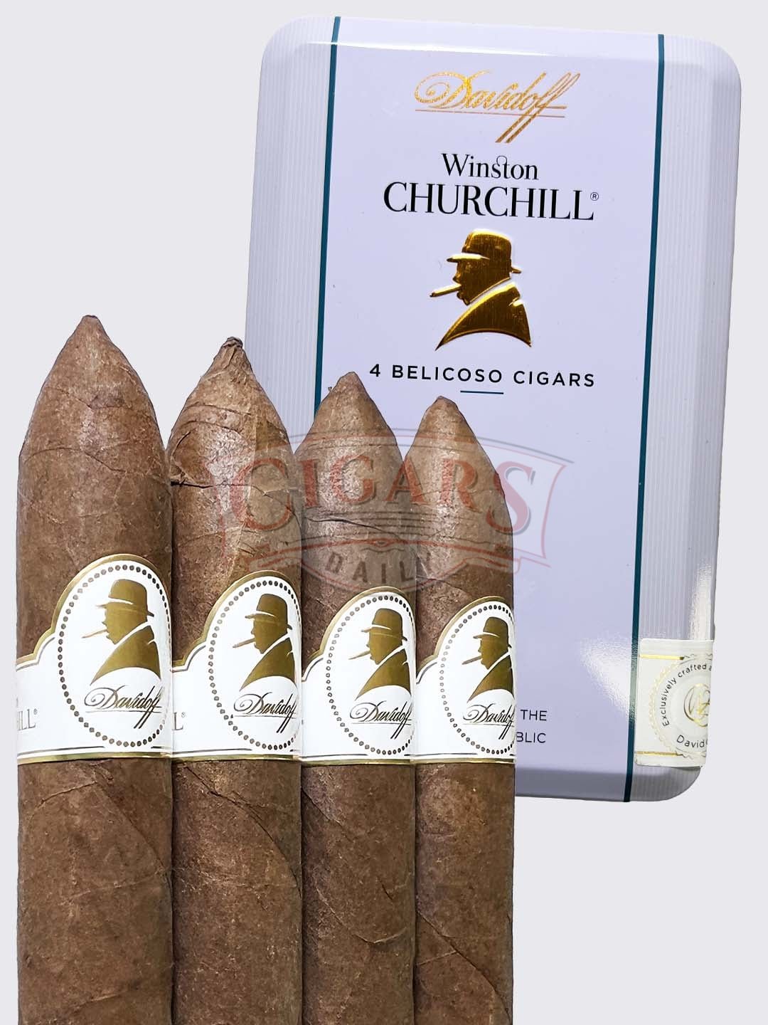 Davidoff Winston Churchill Belicoso (4.5×46) Tin