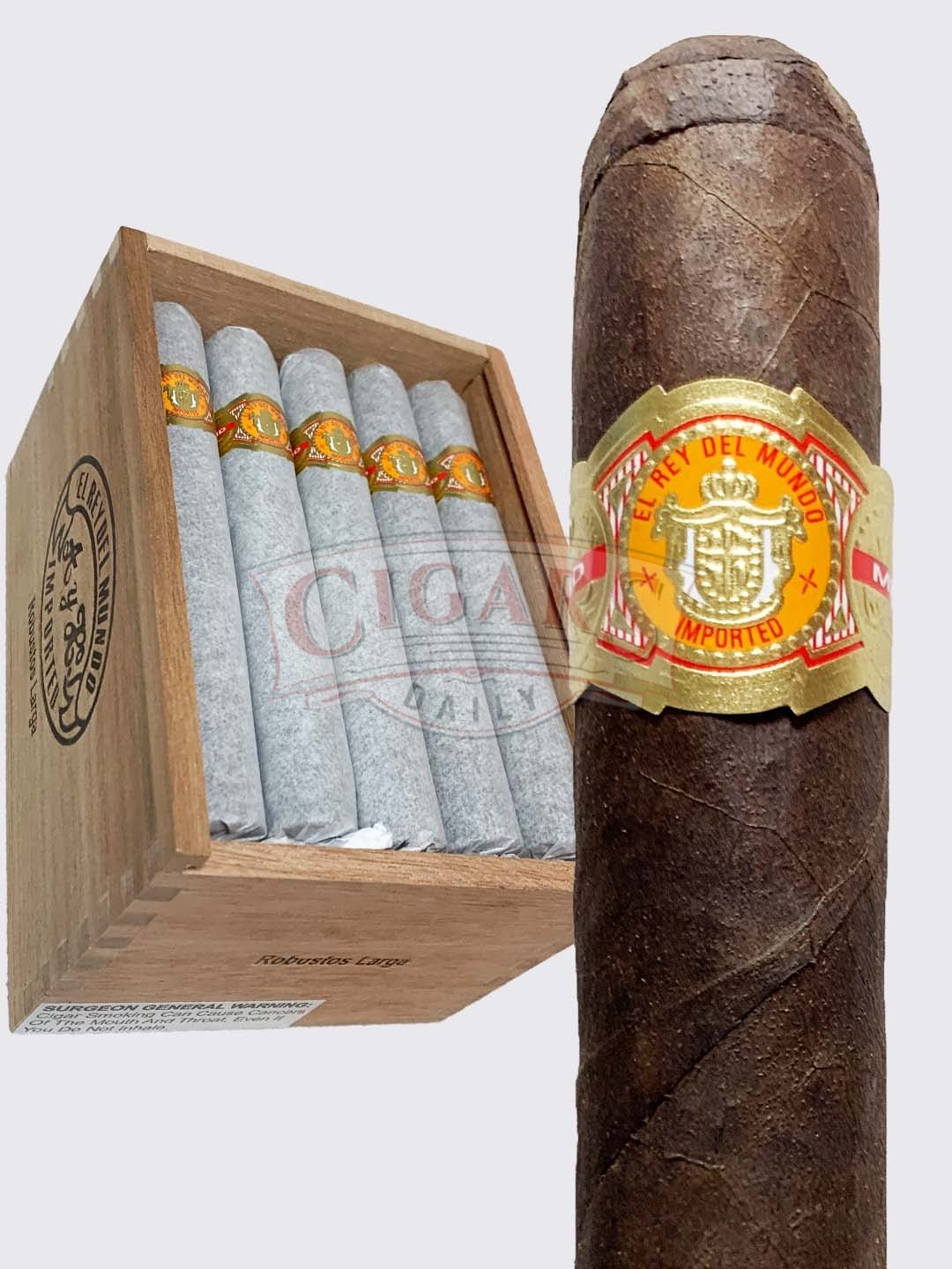 El Rey Del Mundo Oscuro Robusto Larga (6×54)