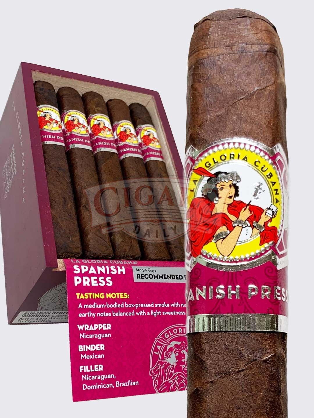 La Gloria Cubana Spanish Press Toro (6.5×52)