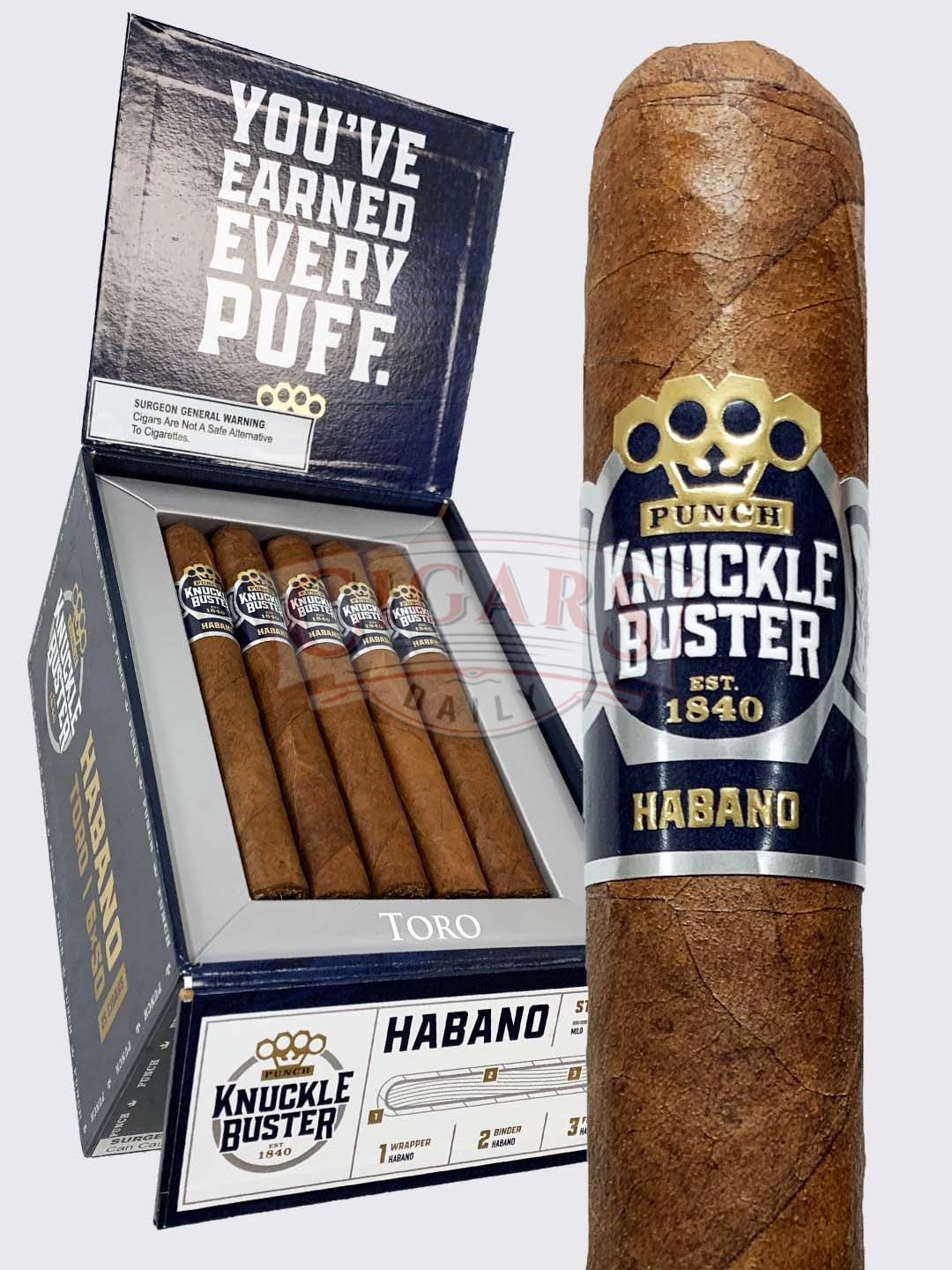 Punch Signature Knuckle Buster Habano Toro (6×50)